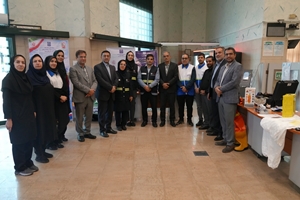 نمایشگاه پدافند غیرعامل دانشگاه علوم پزشکی تهران