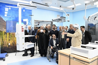 بازدید اعضای مجمع نمایندگان تهران از بیمارستان ۶۱۰ تختخوابی انستیتو کانسر مجتمع بیمارستانی امام خمینی(ره)